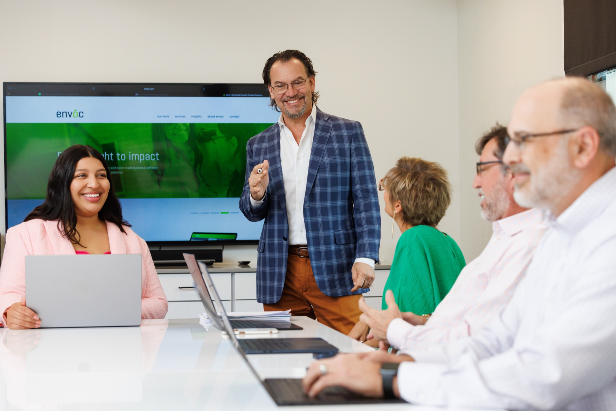 Baton Rouge office workspace with modern desks and natural light