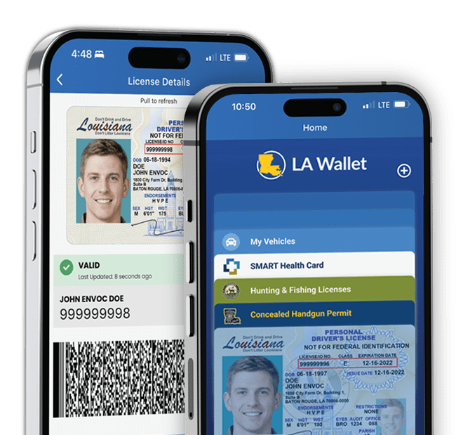 LA Wallet — the mobile driver's license app Envoc created for Louisiana