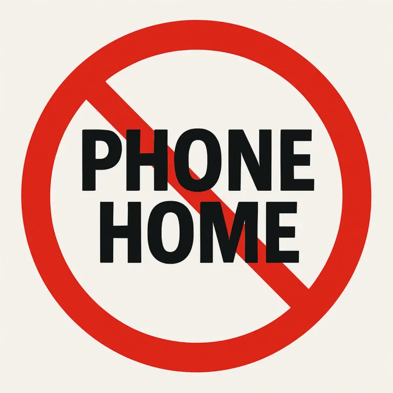 No Phone Home