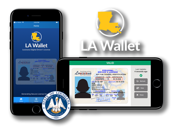 La wallet app and logo